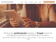 Tablet Screenshot of dreamwebs.nl